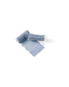Bandage élastique bleu DETECTAPLAST 6cmx4m - 1pc
