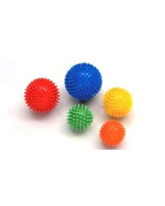 Balle de massage 9cm rouge - 1pc