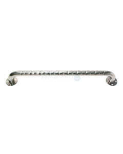 Barre murale striée en inox - 40cm