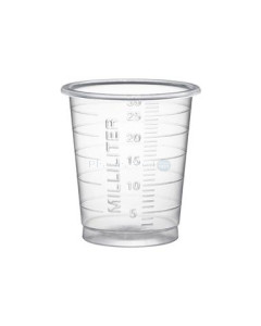 Medicatiecup 30ml hoog/smal - Transparant - 60x80st