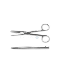 Ciseaux de chirurgie 14cm droit P/M - 1pc