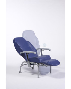 Fauteuil géria NORMANDIE 4roues Bleu Nuit(1p)