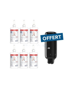 Pack 1 TORK 6 x 1L gel + 1 dis. blanc gratuit