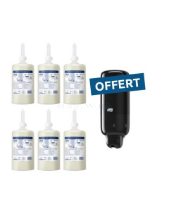 Pack 2 TORK 6 x 1L savon + dis blanc