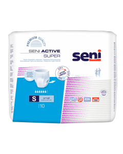 SENI ACTIVE Super Pants - Small - 10pc