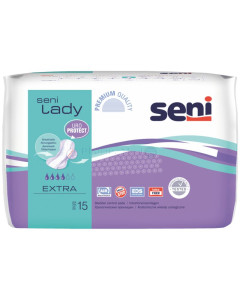 SENI LADY Protection anatomique - Extra 4g - 15pc