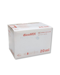 Seringues ZARYS dicoNEX 20ml luer lock - 50pc