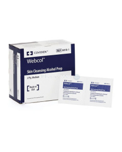 Tampons alcool Kendall Covidien webcol - 200pc