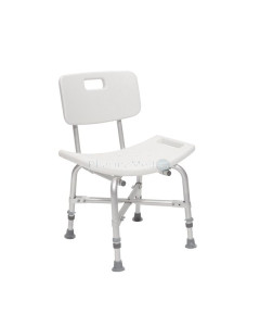 MOBIAK Chaise de douche robuste avec dossier
