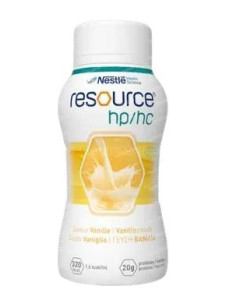 Nestlé RESOURCE HP/HC - Boisson hyperprotéinée - Vanille - 4x200ml