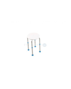 Tabouret de douche alu réglable ht 38 à 55cm