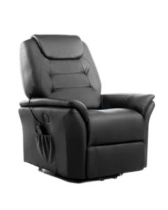 Fauteuil releveur massant/chauffant noir