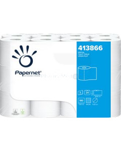 Pap. hyg. PAPERNET 100% cell. 180cp 2pl (1rl)