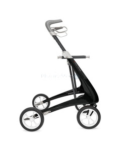 Rollator Carbon Ultralight noir - 4 roues