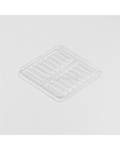 Plateau MEDI7 transp.SCHWARZ 16réglettes(1pc)