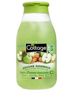 COTTAGE douche gommage Sucre & Pomme 250ml - 1pc