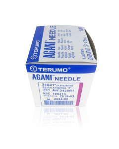 Aiguilles TERUMO Agani - 24G1 (0,55x25mm) - 100pc