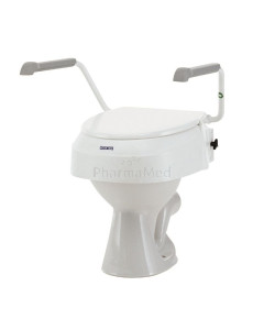 Rehausseur WC Accoudoirs escamotables Couvercle
