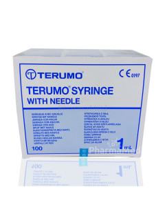 Seringues montées TERUMO - 1ml + 26G½ - 100pc
