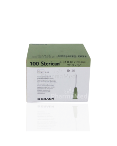 Aiguilles BRAUN - 27G3/4 (0,40x20mm) - 100pc