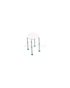 Tabouret de douche alu réglable ht 38 à 55cm