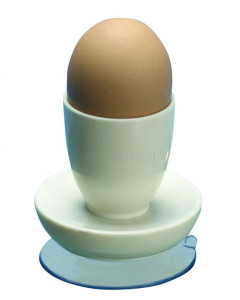 Coquetier Coquille d'oeuf avec ventouse - 2pc