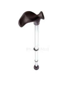 Canne - poignée anatomique droite - 1pc