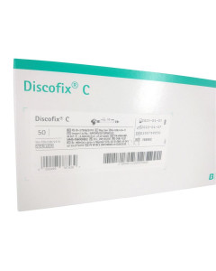 Robinet 3 voies luer DISCOFIX Bleu/10cm(50pc)