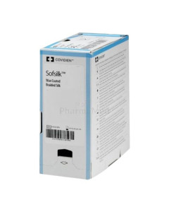 SOFSILK 2/0 75cm C13 SS-655 Noir - 36fils