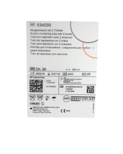 Tuyaux aspirateur mucositées CH30 300cm(25pc)