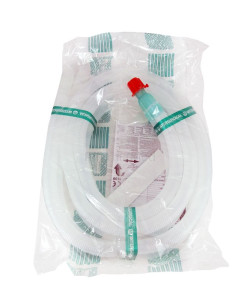 Flextube circuit respiratoir 22mm L2,4m annelée - 15pc