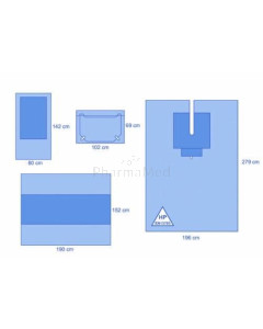 Trousse de chirurgie tête / cou MEDLINE colis de 10 trousse