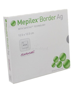 MEPILEX BORDER AG 12,5x12,5cm ..........(5pc)