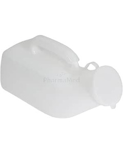 Urinal homme + couvercle capuchon bleu (1pc)