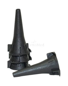 W.A. Spéculums auriculaires jetables noir/850 (25x34pc) - 2.75mm