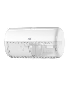 Distributeur pap. hyg. blanc TORK double(1pc)