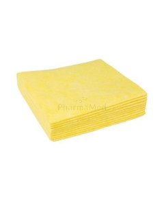 Lavette viscose 38x40cm 145gr jaune - 1pc -