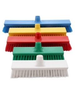 HEVA Balai hygiène dur Blanc - 40cm