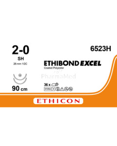 ETHIBOND EXCEL 2/0 6523H 2xSH 90cm - 36draden