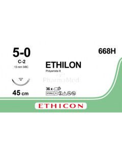 ETHILON 5/0 668H C-2 45cm - 36fils