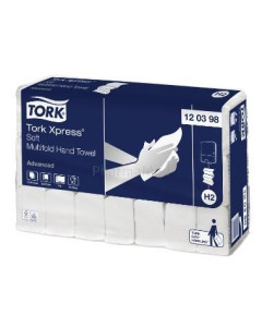 Essuie-mains TORK Xpress H2 interfoliés 2plis 25.5x21.2cm - 21x180pc