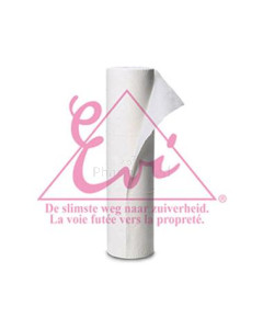 Drap d'examen EVI 2pl gaufré 50x50 blanc - 6rl