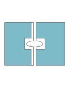 Champ ST. 50x75cm ouv. variable 0-20cm - 2x42pc