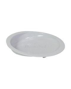 Assiette inclinée MANOY blanche diam. 24cm - 1pc