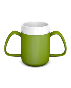Isothermische beker - met 2 oren Ornamin groen 200ml – 1st