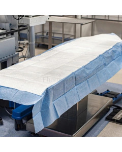 Alèse absorbante pour table d'opération 100x225cm - 2x10pc
