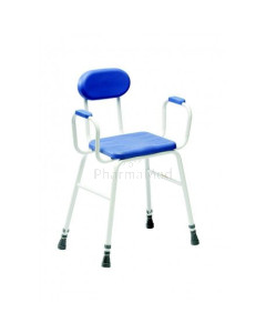 Chaise haute de cuisine confort bleue (1pc)