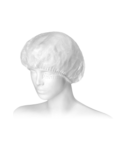 Charlottes médical clip ZARYS blanches - 100pc