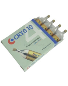 Pack de 4 cartouche CryoIQ + valve N2O 25gr