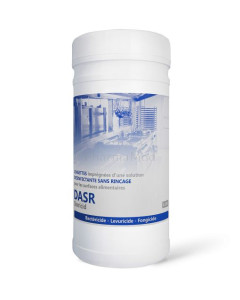 DASR200 lingettes désinfect. contact alimentaire - 200pc